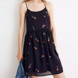 Madewell Embroidered Babydoll Cami Dress